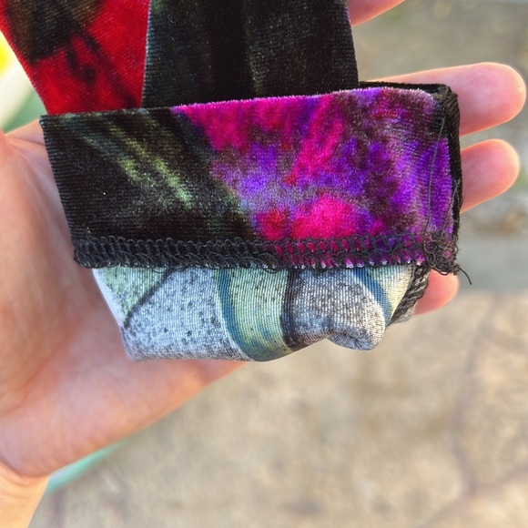 Marciano Nocturnal Floral Stretchy Velvet Mini Dress sz S - Picture 10 of 16